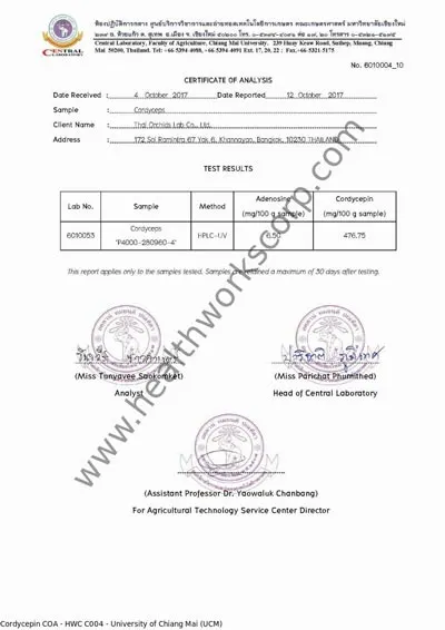 CMU COA document